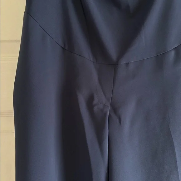 J.Crew Maternity Jamie Straight-Leg Work Pant, Navy Blue, Size 10 - Picture 7 of 9